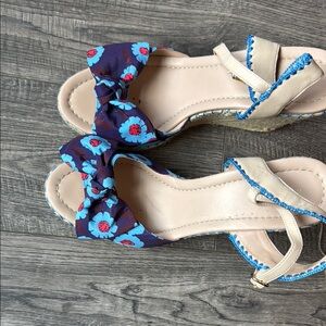 Kate spade espadrille with Floral Bow